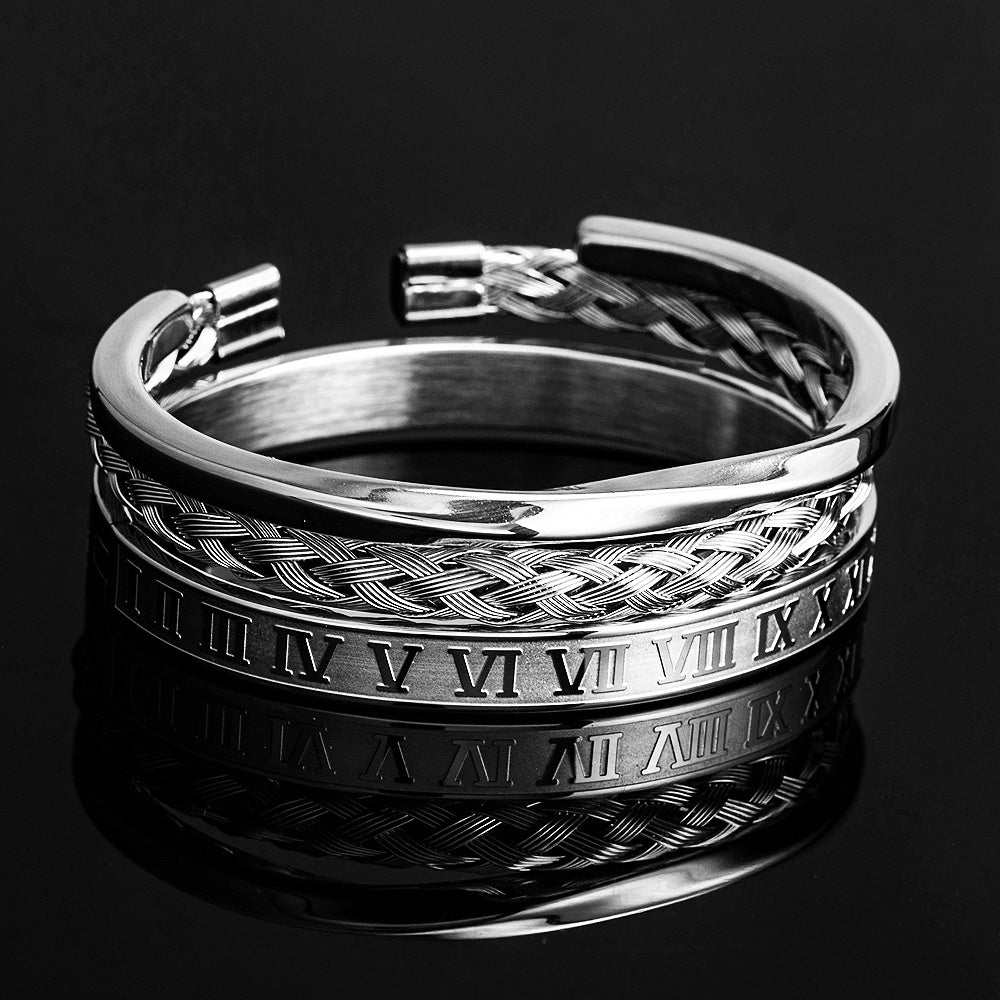 Imperial Cuffs (18K Gold and Silver Plated Bracelet)